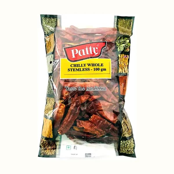 100G Chilli Whole S/Less