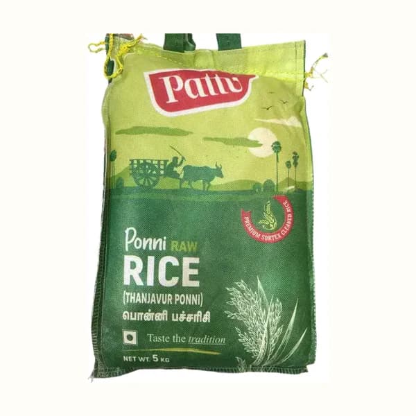 5kg Ponni Raw Rice