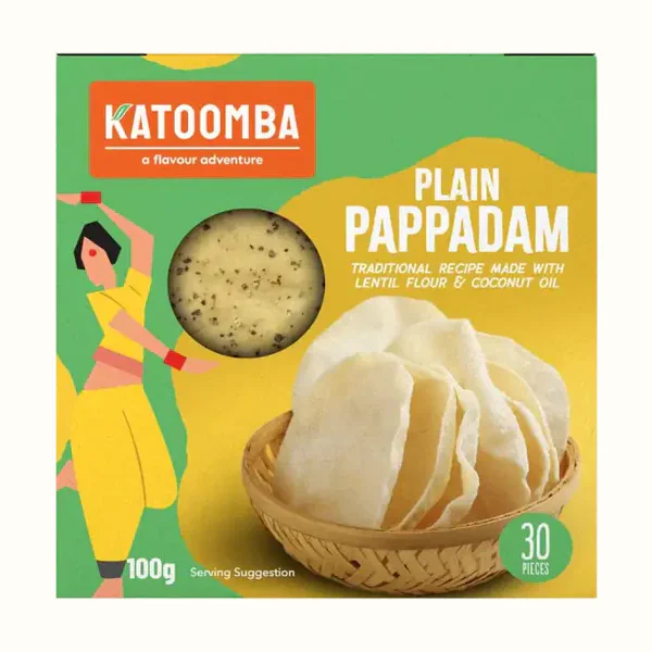 100G Plain Pappadam