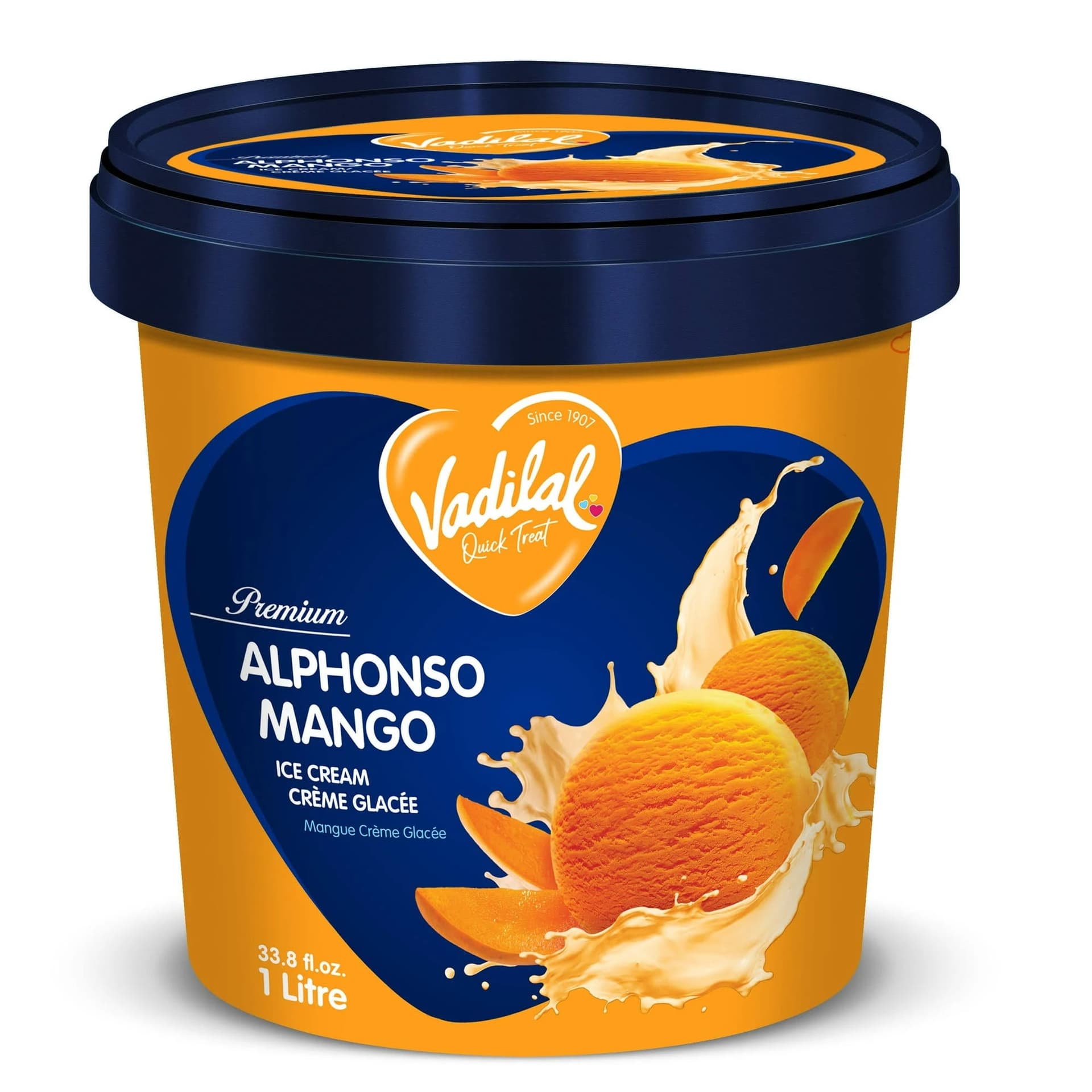 Vadilal 1L Alphonso Mango Ice