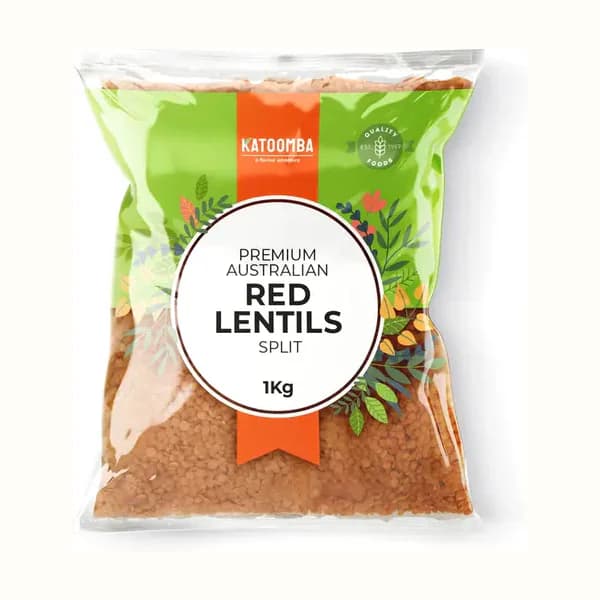 1Kg Aus Red Lintils S